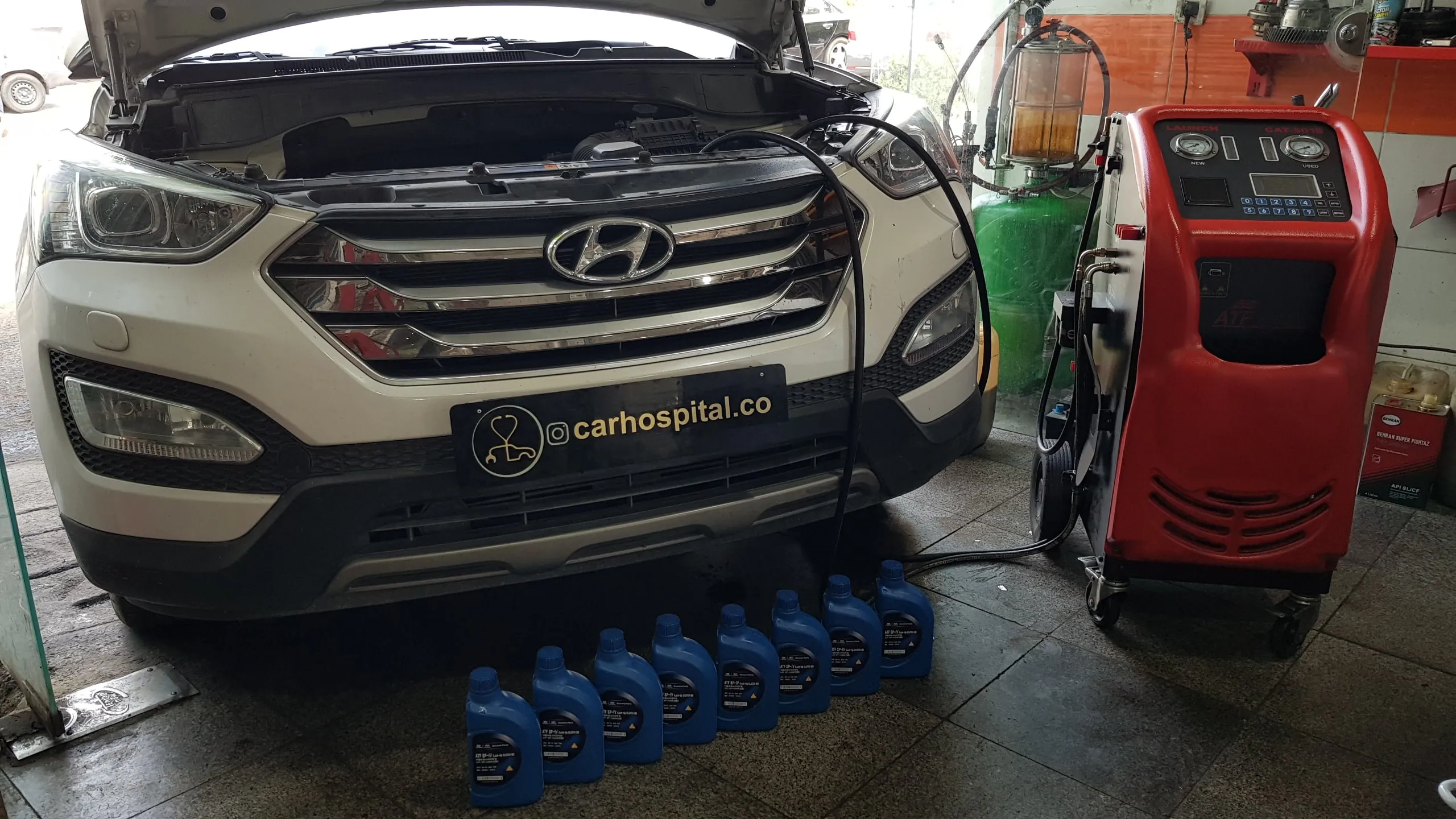 Hyundai Azera gearbox oil change-Carhospital